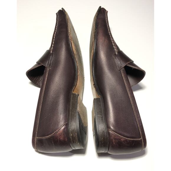 Salvatore Ferragamo Gancini Ornament Leather Loafers Shoes 9.5D Brown Slip On main image 12